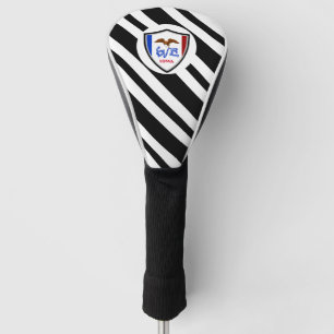 Iowa flag golf head cover