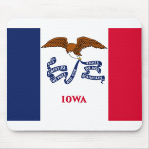 Iowa flag mouse mat