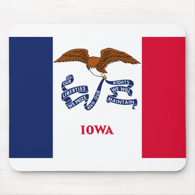 Iowa flag mouse mat (Front)