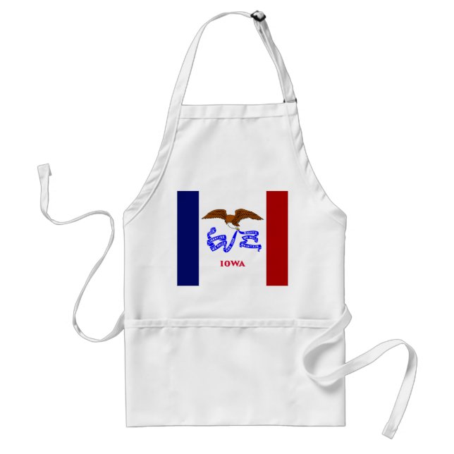 Iowa flag standard apron (Front)