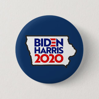 Iowa for Biden Harris 2020 6 Cm Round Badge