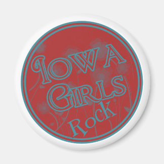 Iowa Girls Rock! Magnet