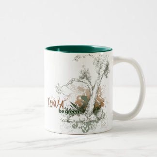 Iowa Green Tree Mug