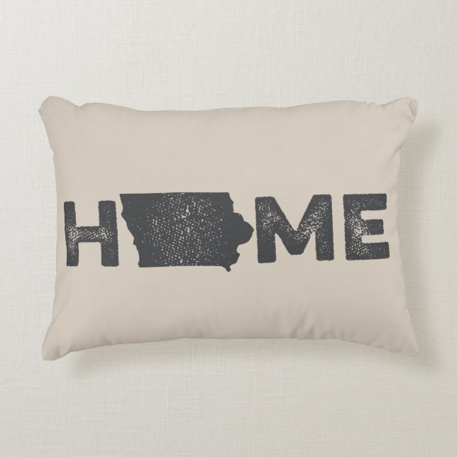 Iowa Home State Love Pillow (Front)