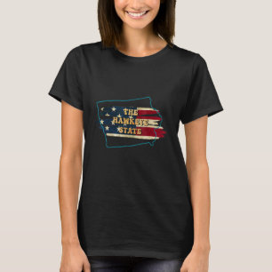 Iowa Ia Us Flag Motto T-Shirt