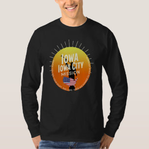 Iowa Iowa City Mormon Lds Mission Missionary T-Shirt