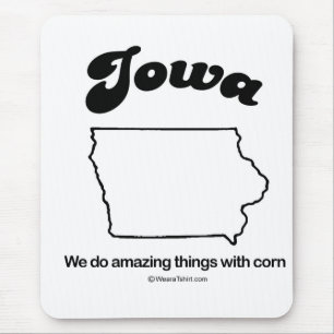 IOWA - "IOWA STATE MOTTO" T-shirts and Gear Mouse Mat