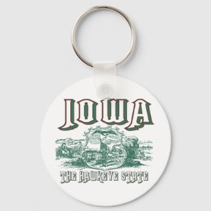 Iowa Key Ring