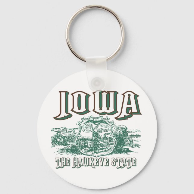 Iowa Key Ring (Front)