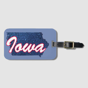 Iowa Luggage Tag