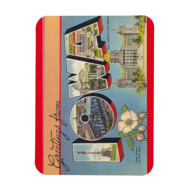 Iowa Magnet (Vertical)