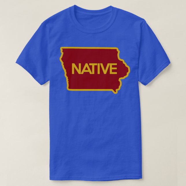 Iowa Native IA TShirt (Design Front)