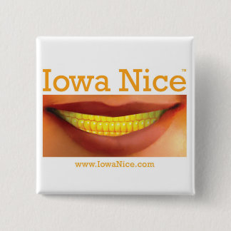 Iowa Nice Button