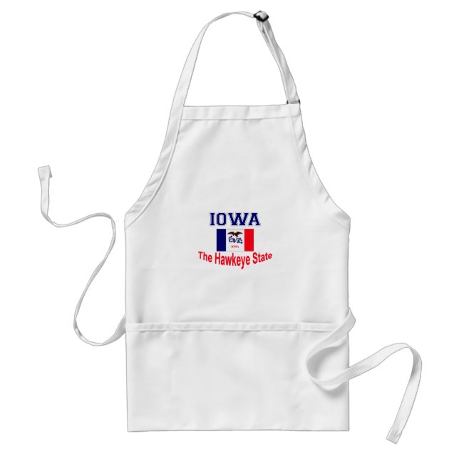 Iowa Nickname Standard Apron (Front)