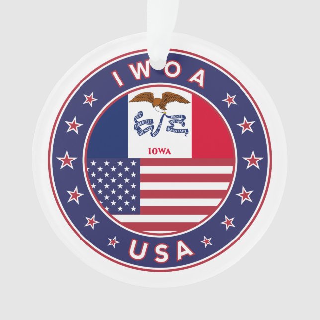 Iowa Ornament (Front)