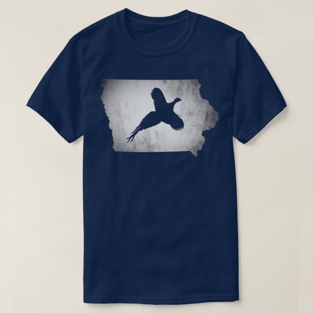 Iowa Pheasant Hunting  T-Shirt (Design Front)