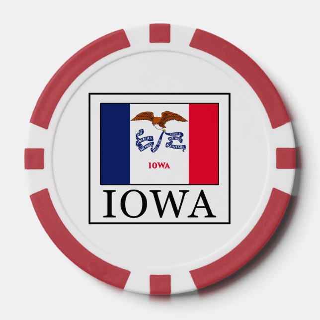 Iowa Poker Chips (Front)