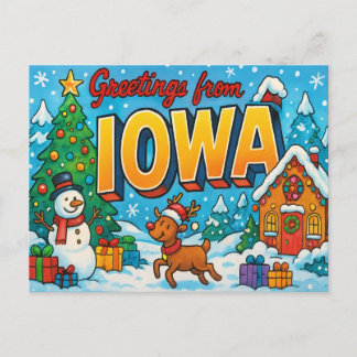 IOWA Postcard