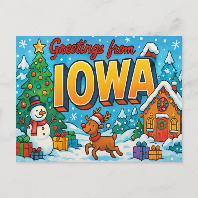 IOWA Postcard (Front)