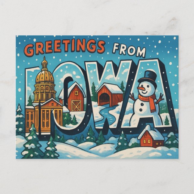 IOWA Postcard (Front)