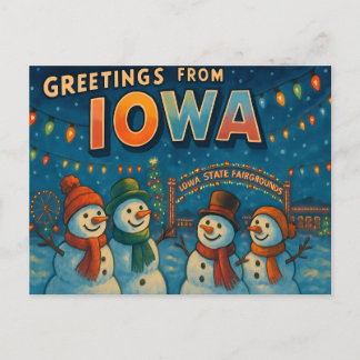 IOWA Postcard