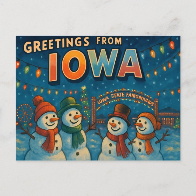 IOWA Postcard (Front)