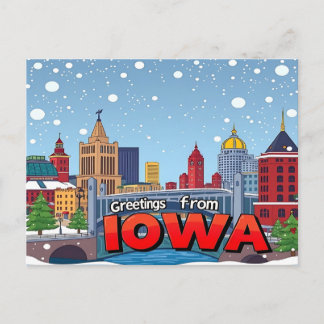 IOWA Postcard