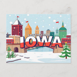 IOWA Postcard