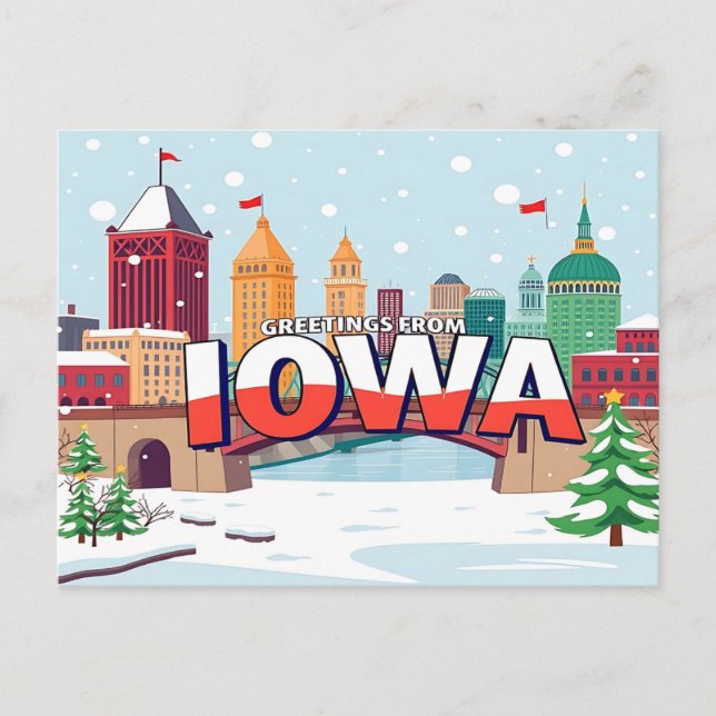 IOWA Postcard (Front)