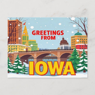 IOWA Postcard