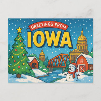 IOWA Postcard
