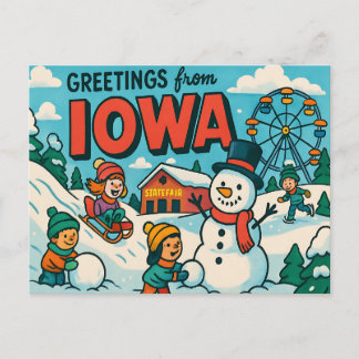 IOWA Postcard
