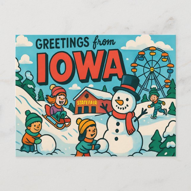 IOWA Postcard (Front)