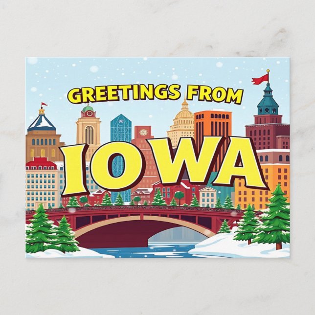 IOWA Postcard (Front)