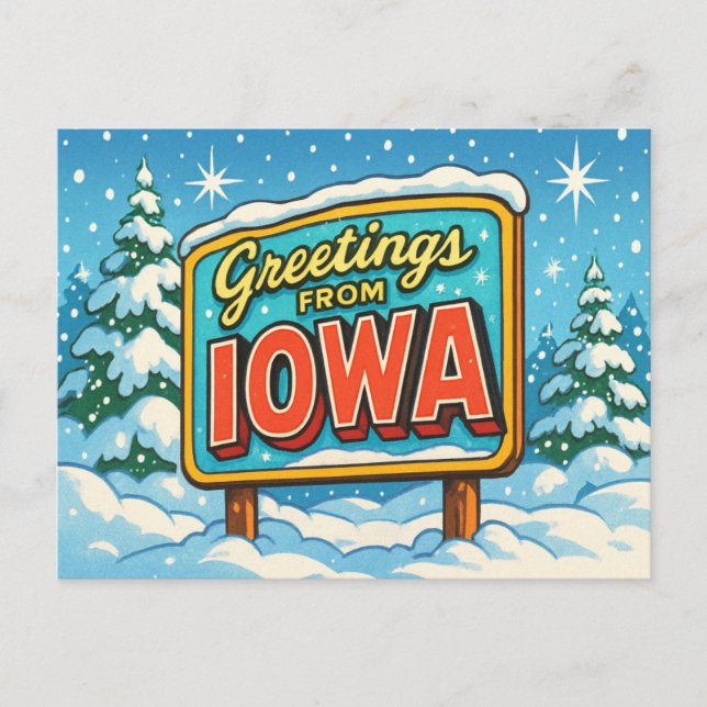 IOWA Postcard (Front)