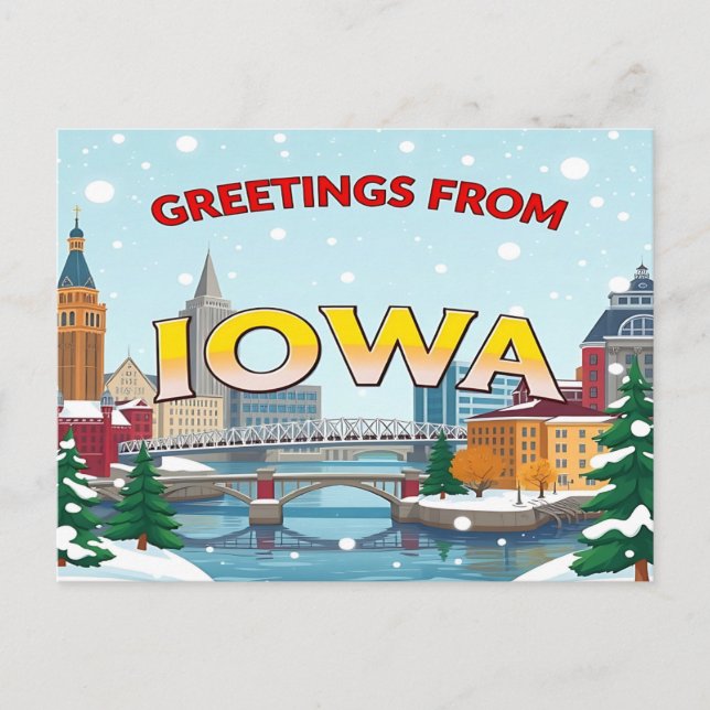 IOWA Postcard (Front)