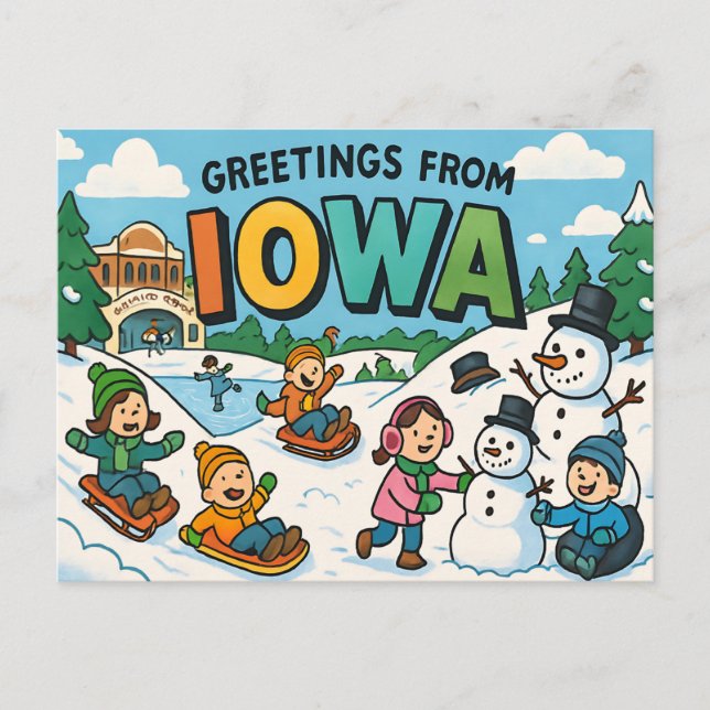 IOWA Postcard (Front)