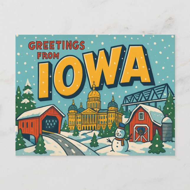 IOWA Postcard (Front)