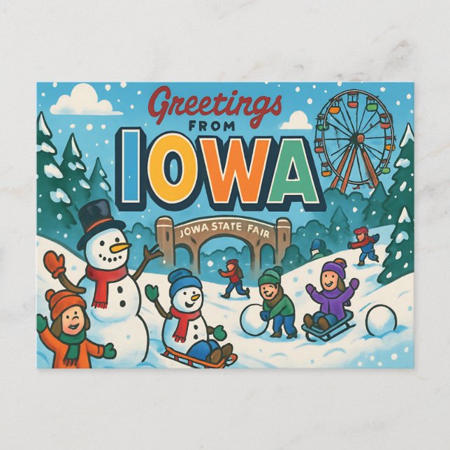 IOWA Postcard (Front)