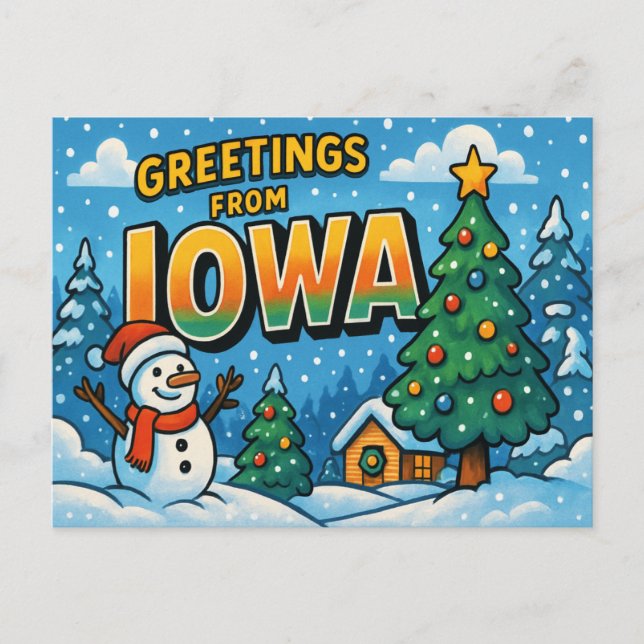 IOWA Postcard (Front)