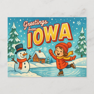 IOWA Postcard