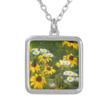 Iowa Prairie Flowers Necklace - by Fern Savannah