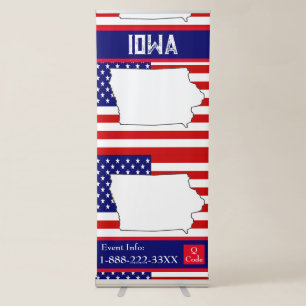 IOWA RETRACTABLE BANNER