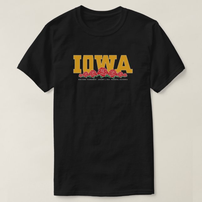 Iowa Roses T-Shirt (Design Front)