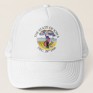 Iowa sign trucker hat