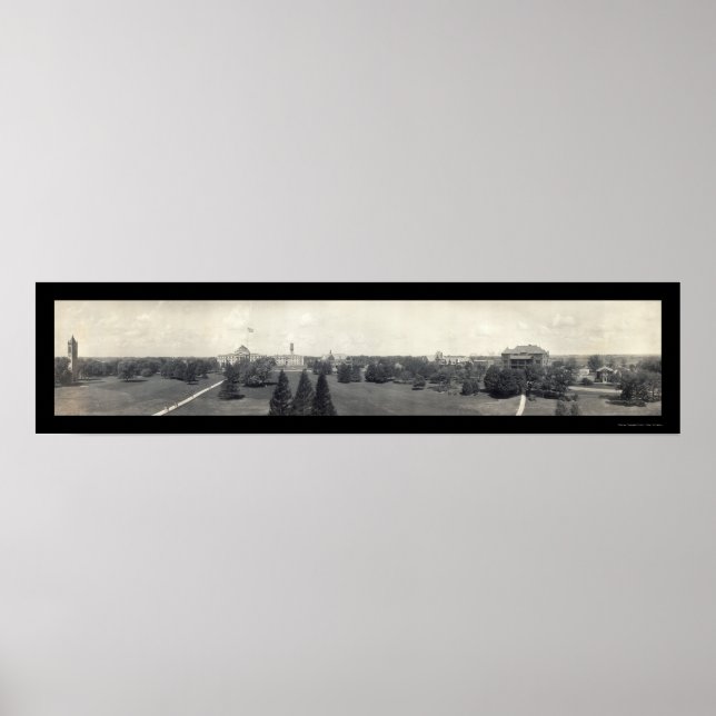 Iowa State Campus Ames Photo 1911 Poster (Front)