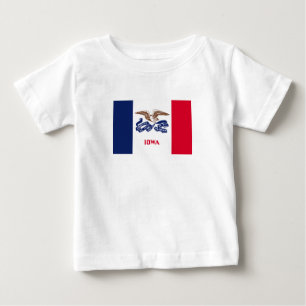Iowa State Flag Baby T-Shirt