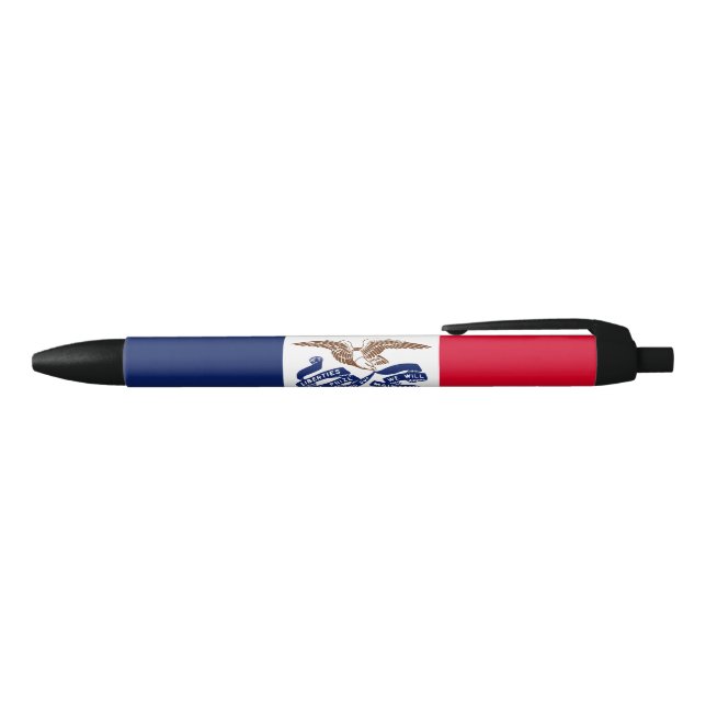 Iowa State Flag Blue Ink Pen (Top)