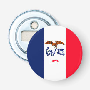 Iowa State Flag Design Bottle Opener