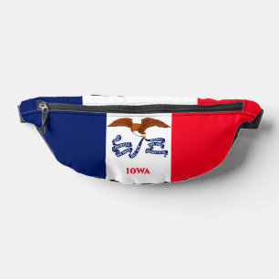 Iowa State Flag Design Bum Bags